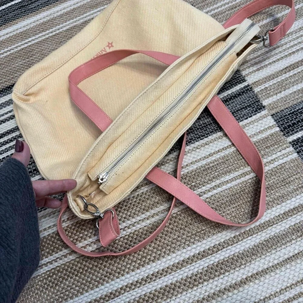American Girl Blaire Home Grown Floral Crossbody Tote Cream One Size